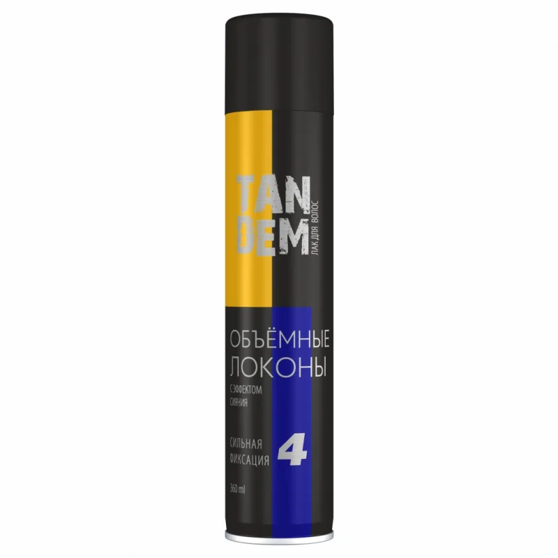 Лак для волос COSMIC TANDEM Объемные локоны 360 ml