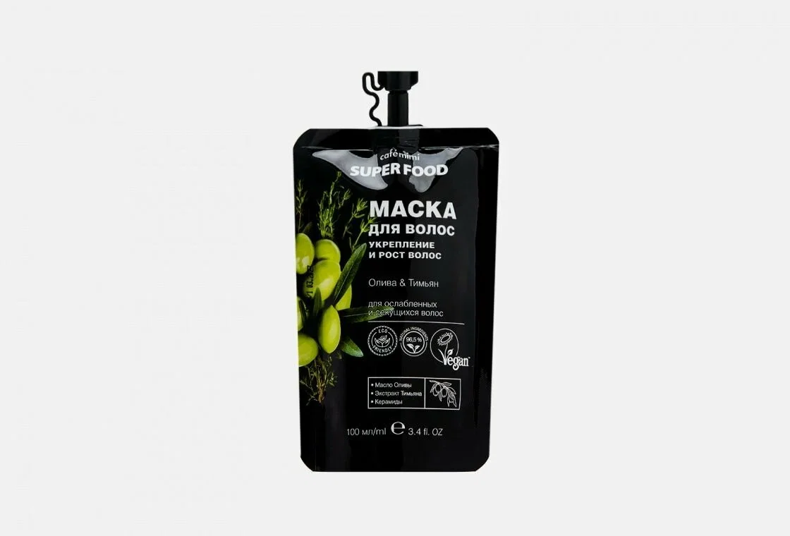 Шампунь Cafe Mimi Super Food  100ml (Авокадо & Розмарин)