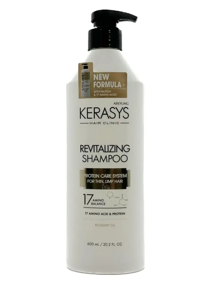 Шампунь Kerasys hair Clinic revitalizing shampoo 600 ml