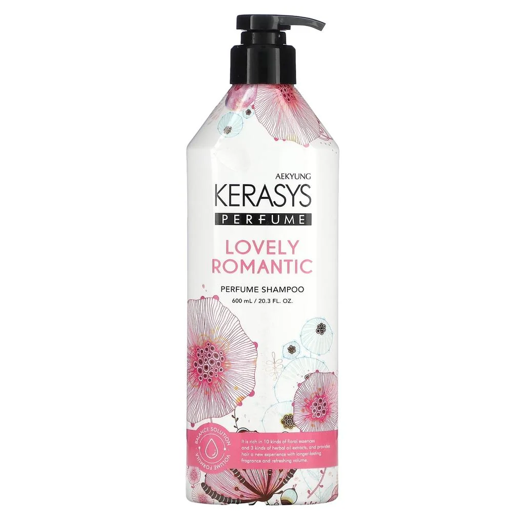Шампунь Kerasys perfume lovely&romantic shampoo 600 ml