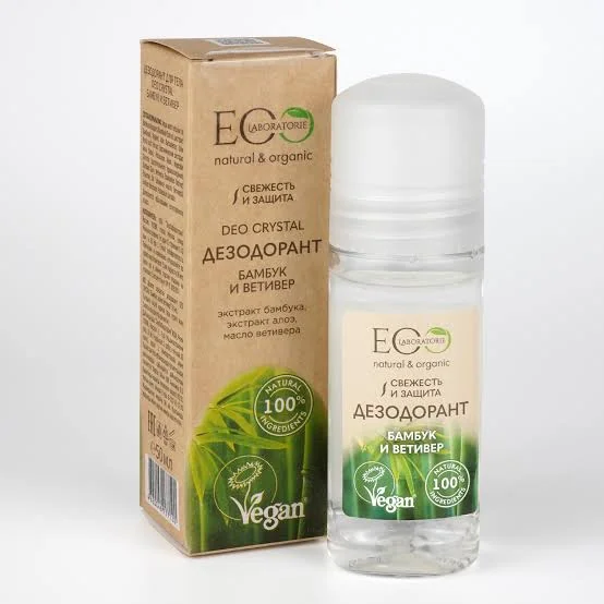 ECO LAB  Дезодарант для тела DEO CRYSTAL  Бамбук и Ветивер 50 мл