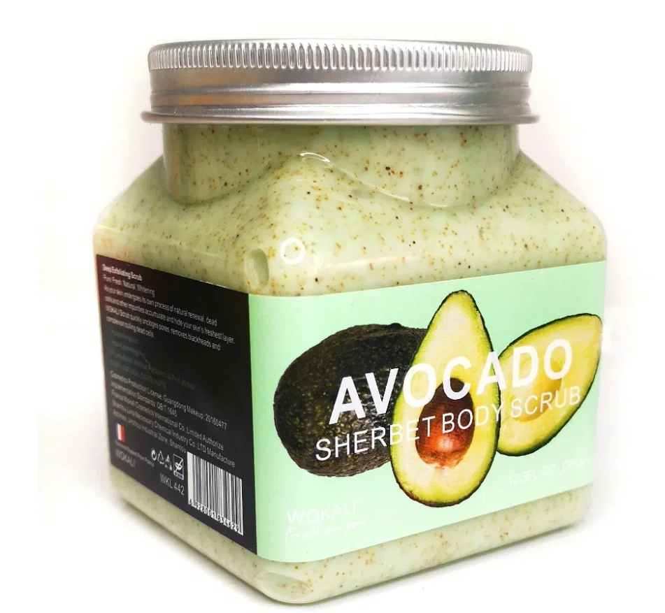 Скраб для тела WOKALI Avocado 350 мл