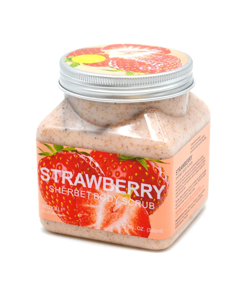 Скраб для тела WOKALI Strawberry 350 мл