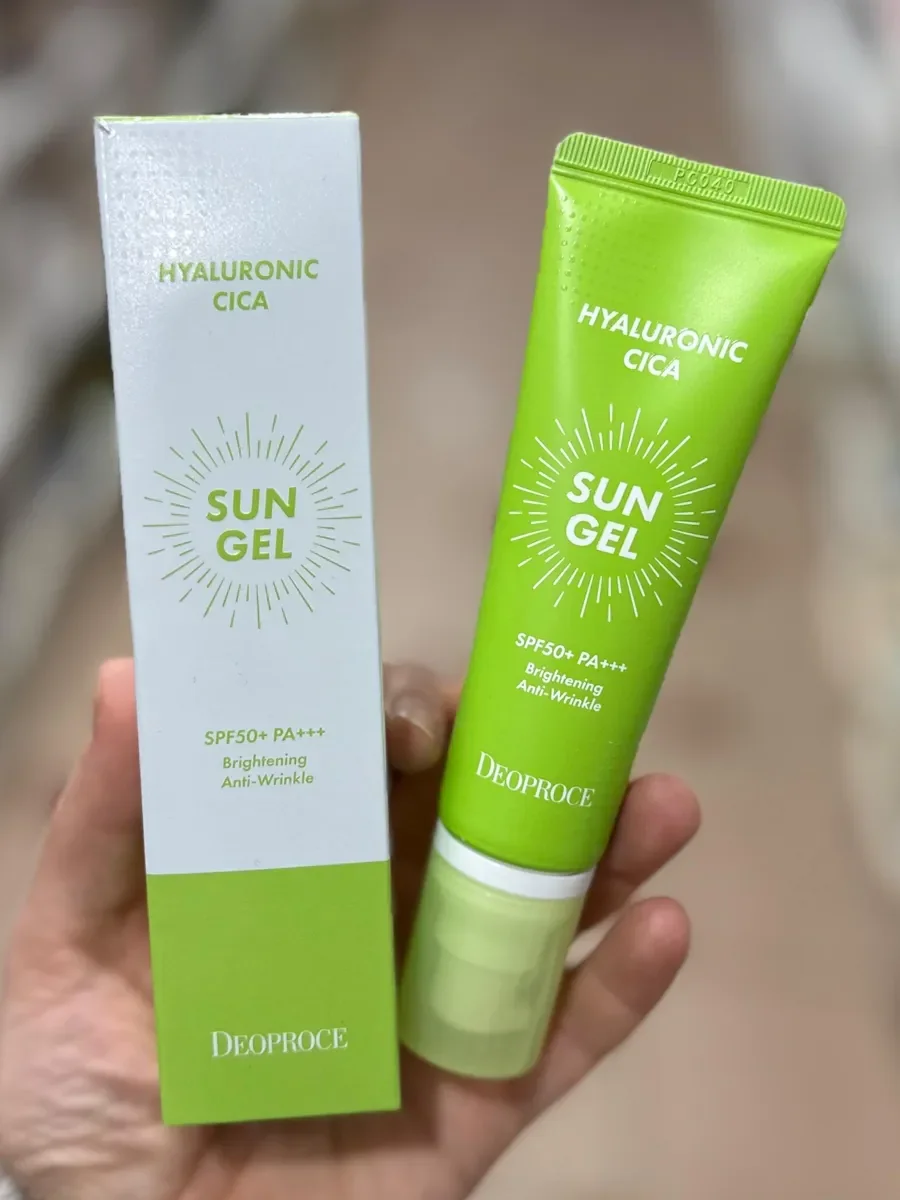 Крем СПФ DEOPROCE SUN GEL Hyaluronic Cooling 50 ml