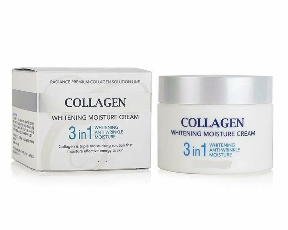 Крем 3 в 1  ENOUGH Collagen Whitening Moisture Cream 50 ml