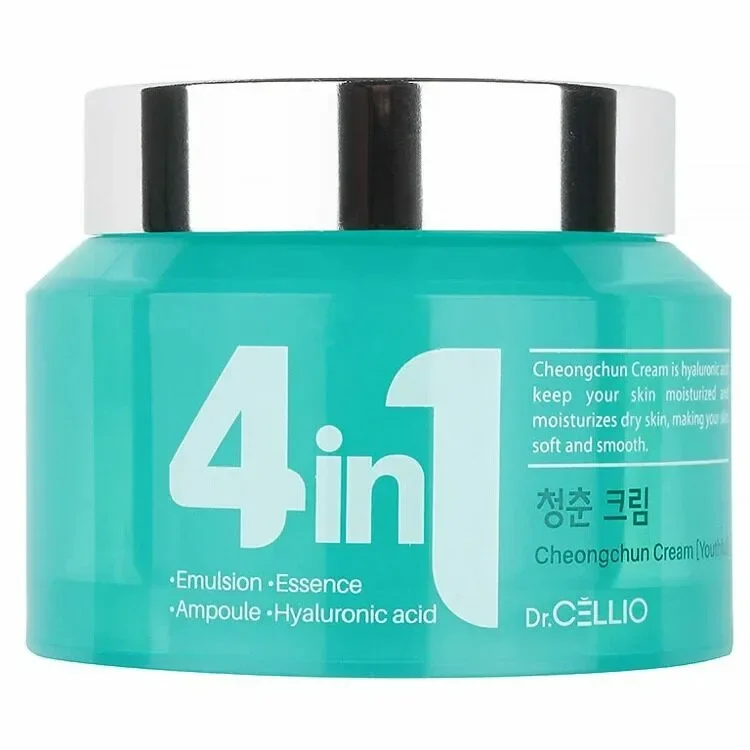 Крем DR.CELLIO 4 IN 1 Cheongchun Cream Hyaluronic Acid 70ml