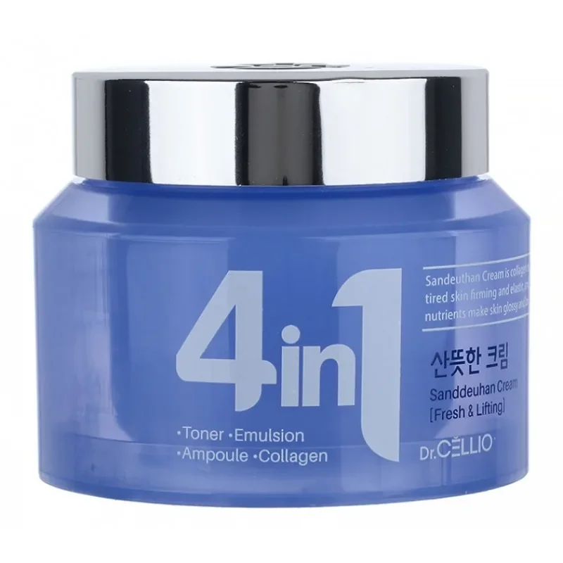 Крем DR.CELLIO 4 IN 1 Sanddeuhan Cream Fresh & Lifting Collagen70ml