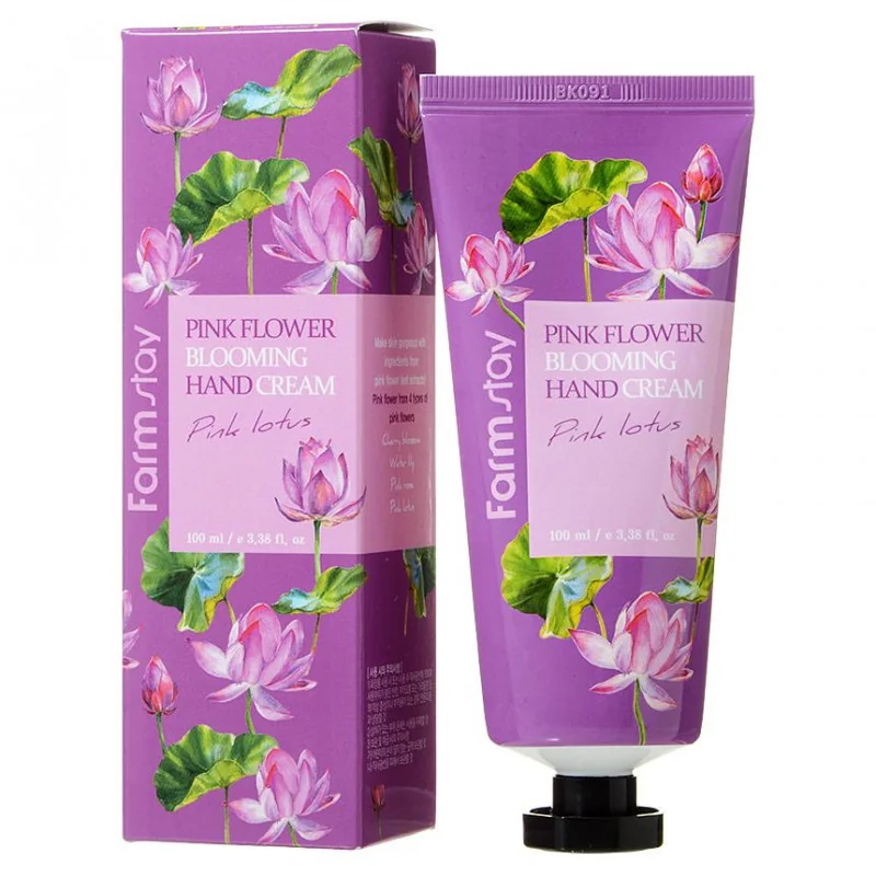 Крем для рук FARM STAY Pink Flower Blooming Pink Lotus 100 ml