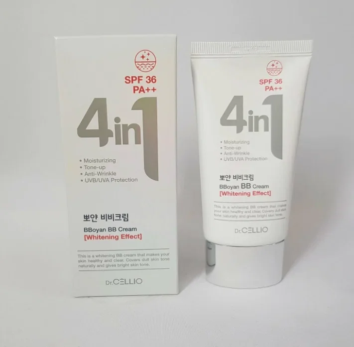 Крем СПФ Dr.CELLIO  4 IN 1 SPF 50+ PA+++ BBoyan Sun Cream Whitening Effect 70 ml