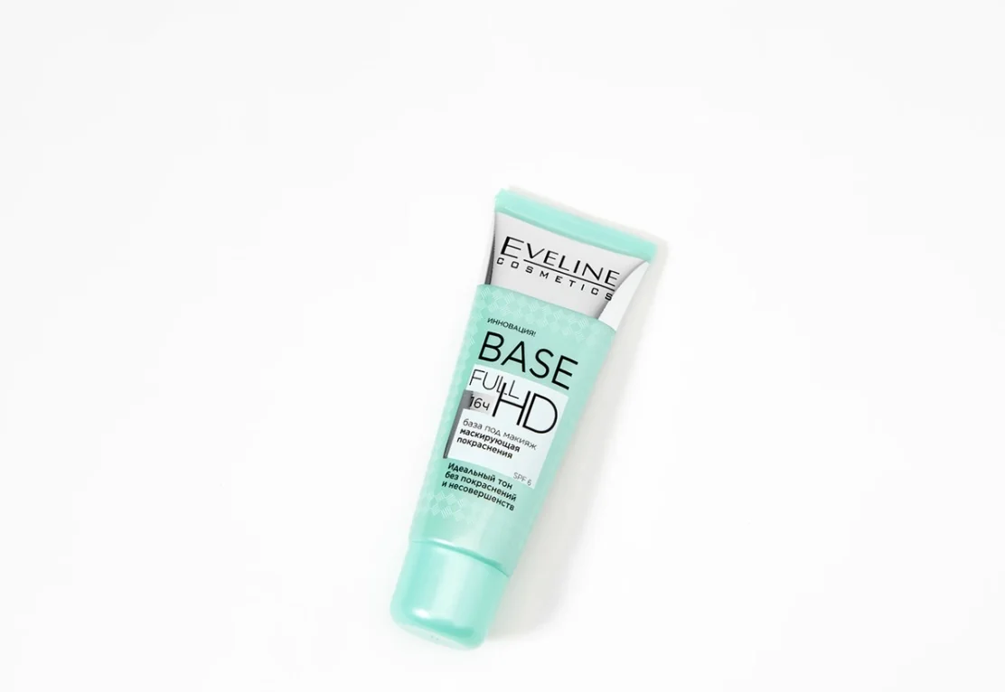 База под макияж EVELINE Маскирующая покраснения 30 ml