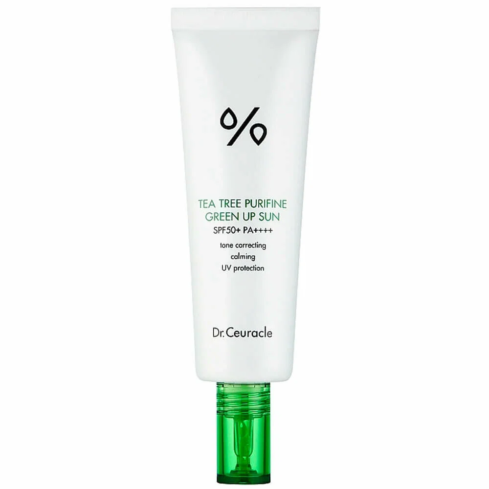 Крем СПФ Dr.Ceuracle TEA TREE PURIFINE GREEN UP SUN SPF 50 ml