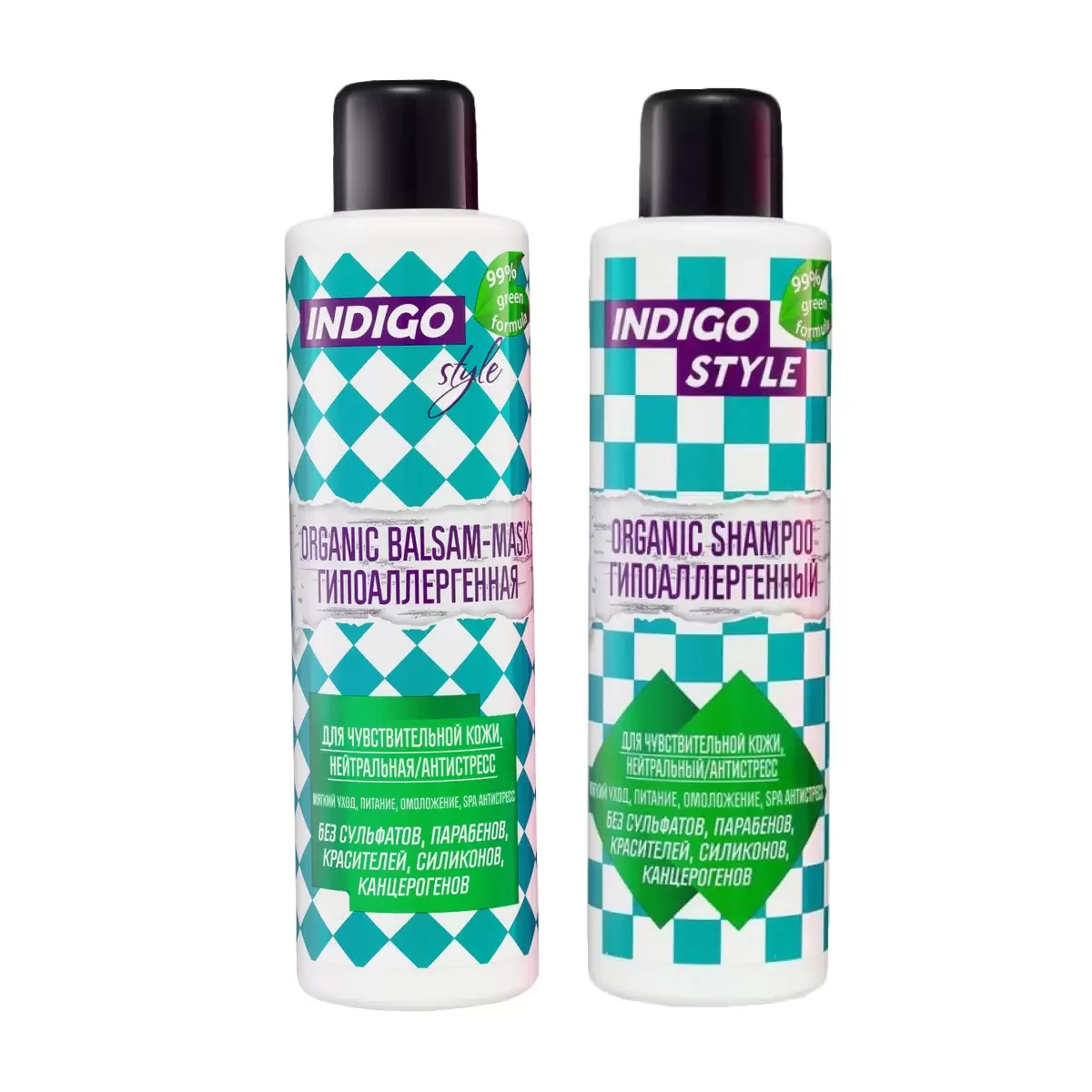 INDIGO STYLE Шампунь Organic Balsam-Mask Гипоаллергенная 1000 мд