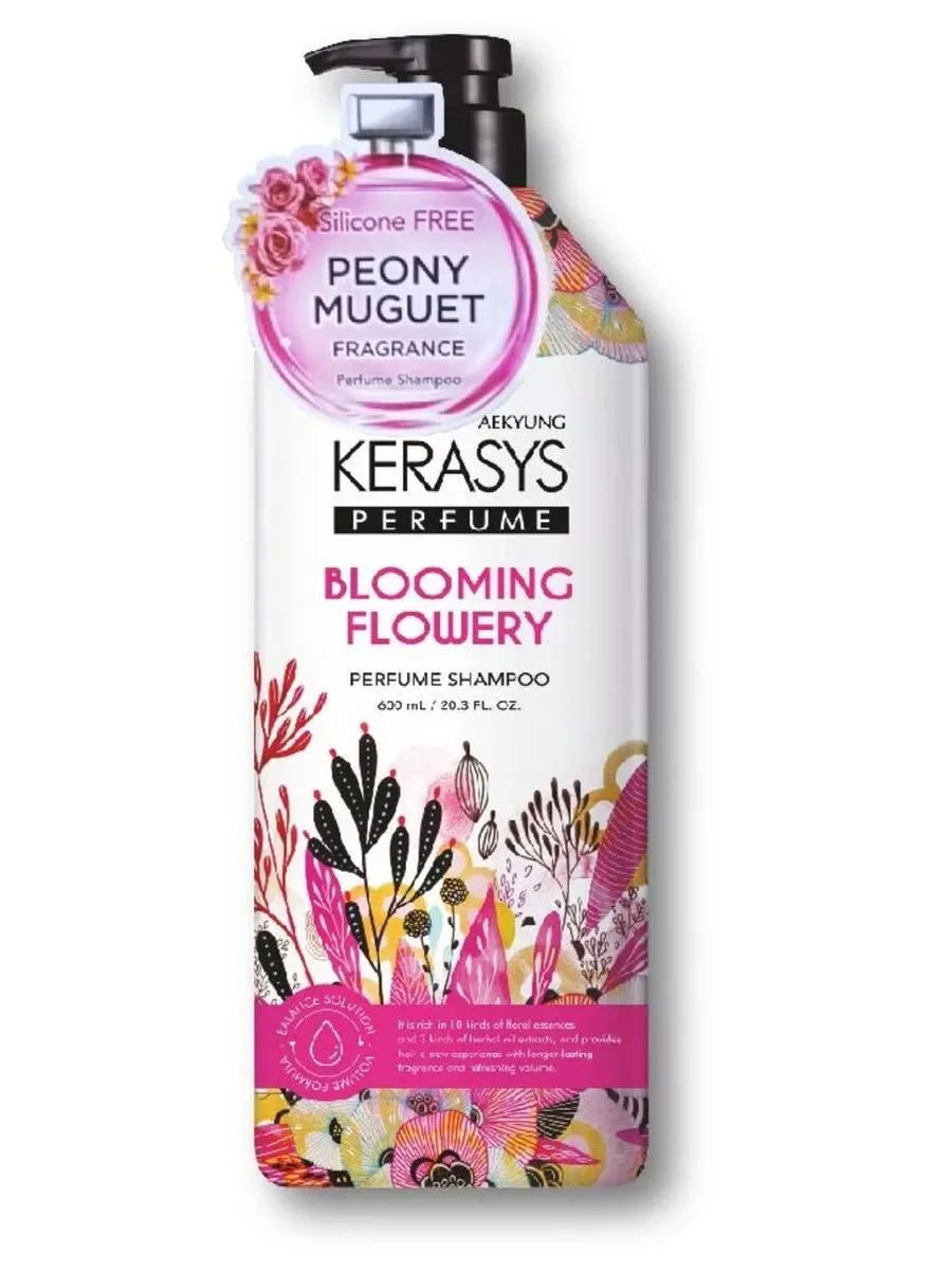 Шампунь KERASYS BLOOMING FLOWERY 400 ml