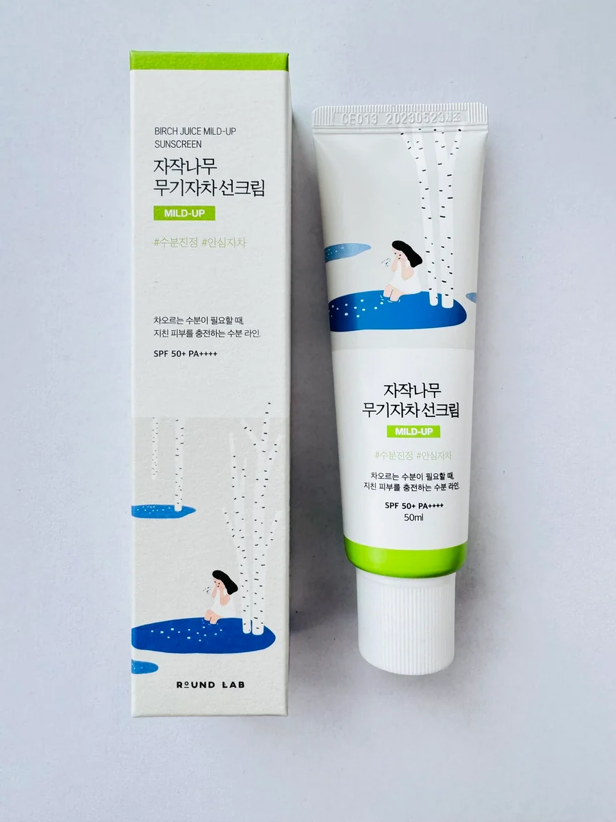 Крем СПФ ROUND LAB MILD-UP SUNSCREEN SPF 50 ml