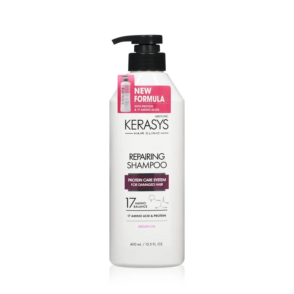 Шампунь Kerasys Hair Clinic Repairing shampoo Damage care 400 ml