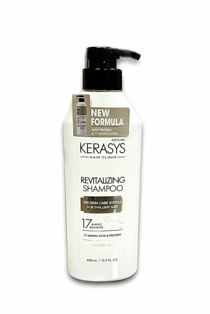 Шампунь Kerasys Hair Clinic Revitalizing shampoo Enhanced-Elasticity 400 ml