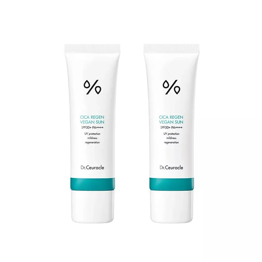 Набор СПФ Dr.Ceuracle Cica Regen Vegan Sun Set SPF X2 50 ml