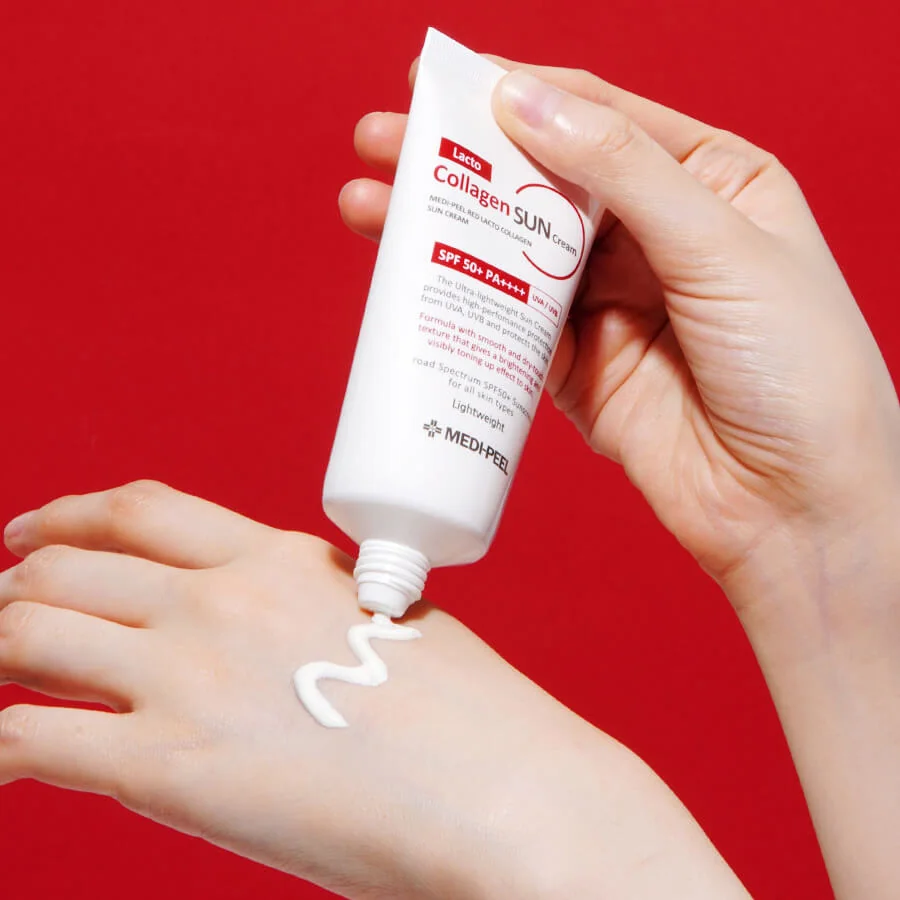 Крем СПФ Medi-Peel Red Lacto Collagen Sun Cream SPF50+ PA++++ 50 ml
