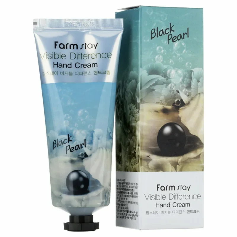 Крем для рук  FARM STAY VISIBLE DIFFERENCE BLACK PEARL 100 g
