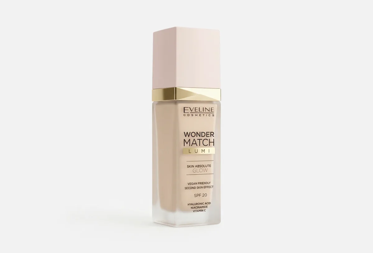 Тональный Eveline Wonder Match LUMI Light тон 05 30 ml