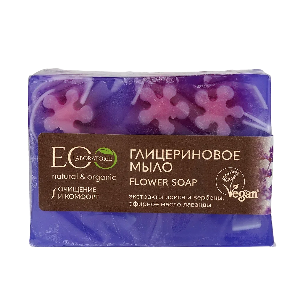 Глицериновое мыло Ecolaboratorie Flower Soap 130 ml