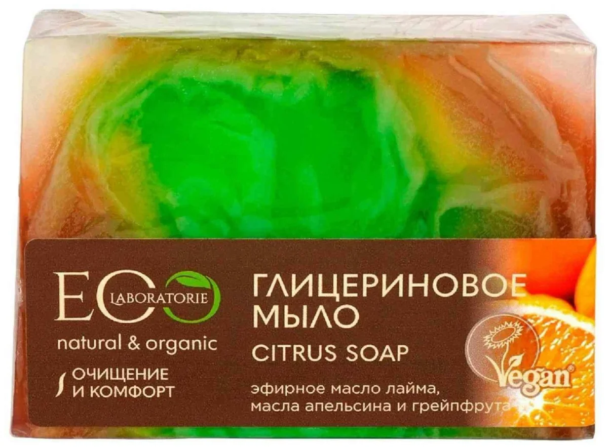 Глицериновое мыло Ecolaboratorie Citrus Soap 130 ml