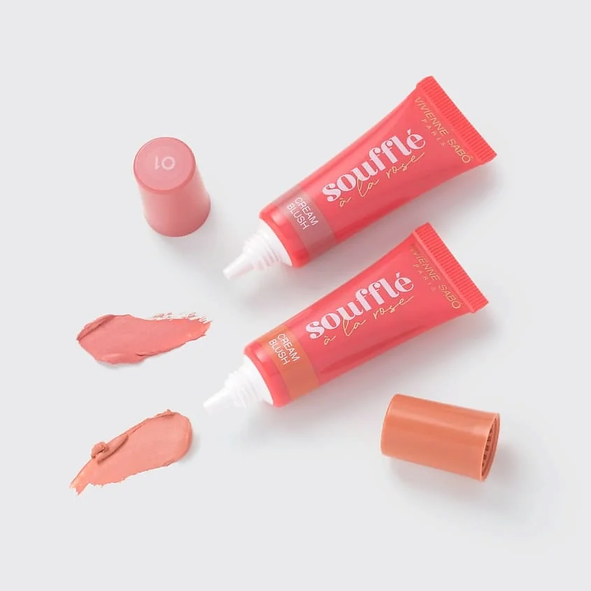 Кремовый румяна Vivienne Sabo Soufffle a la rose 01 тон 9 ml