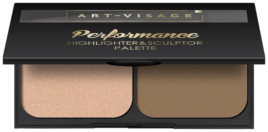 Палетка хайлайтер и скульптор ART-VISAGE 02 Performance 20 g