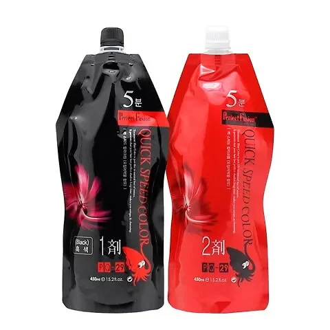 Краска для волос BOSNIC QUICK SPEED COLOR 5 DARK BROWN  450 ml