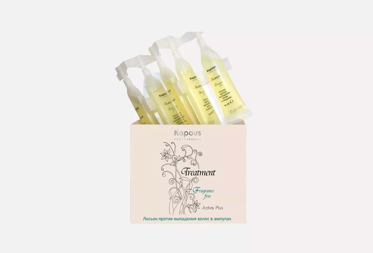Лосьон против выпадения волос в ампулах KAPOUS TREATMENT 5*10ml