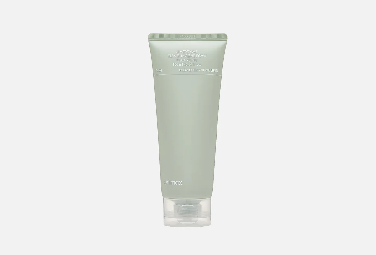 Пенка для умывания CELIMAX JI WOO GAE CICA BHA ACNE 150 ml