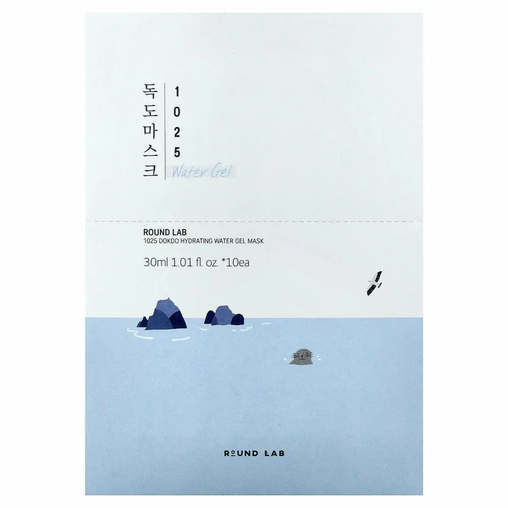 Тканевая маска ROUND LAB 1025 DOKDO HYDRATING WATER GEL MASK 30 ml