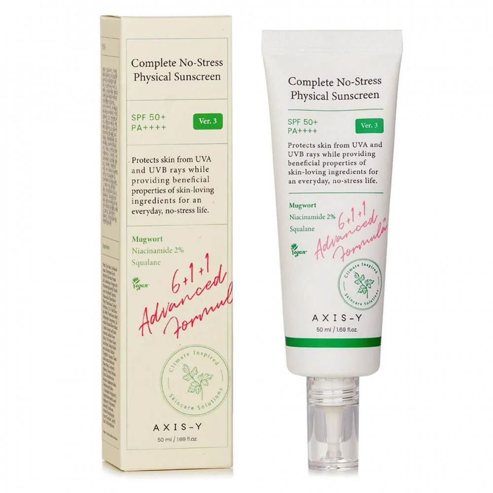 СПФ крем AXIS-Y complete no-stress physical 50 ml