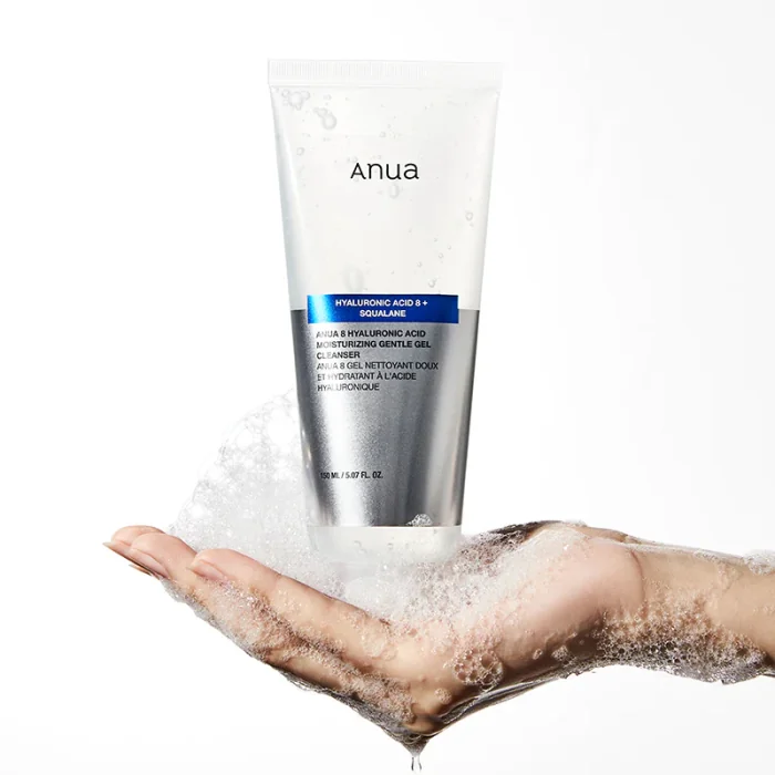 Пенка для умывания ANUA HYALURONIC ACID8+SQUALANE 150ml