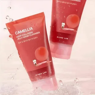 Гель-маска Round Lab Camellia Deep Collagen Jelly Mask Cleanser 150 ml