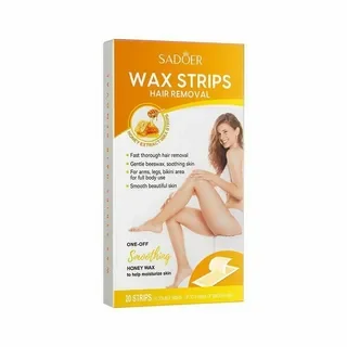 Полоски для депиляции SADOER Smoothing honey wax 20 шт
