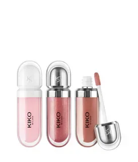 Набор для губ KIKO 3в1 glossy lip set