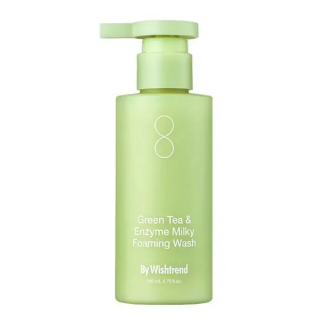 Энзимная пенка BY WISHTREND Green Tea & Enzyme Milky Foaming Wash 140 ml