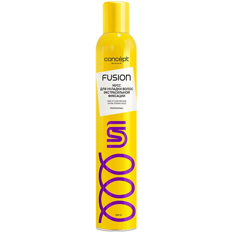 Мусс для укладки Concept Fusion Экстрасильной Фиксации 300 ml