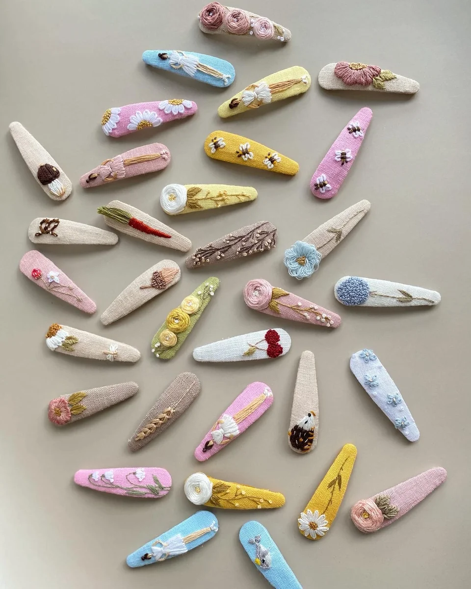 Заколка разные Hand Made