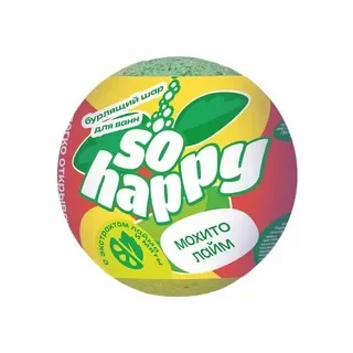 Бурлящий шар для ванны Sima Land Мята и Лайм 130гр
