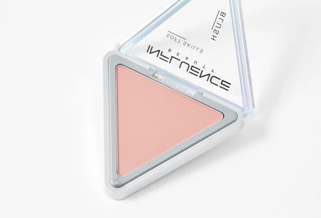 Румяна Influence Beauty Soft Skills 02 тон персиковый с сиянием 3г