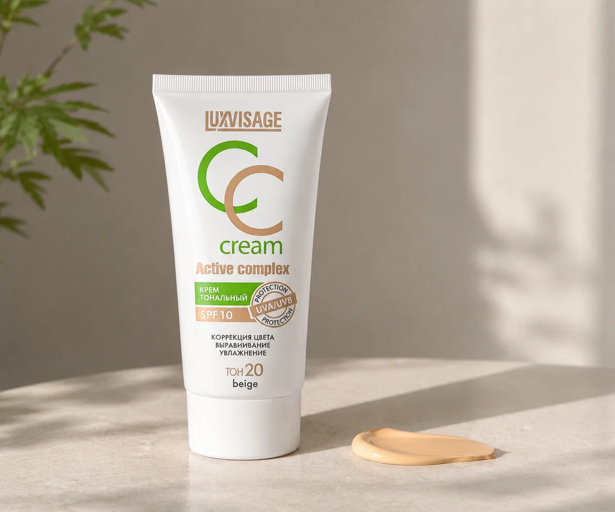СС крем LUXVISAGE active complex 35g 20 тон