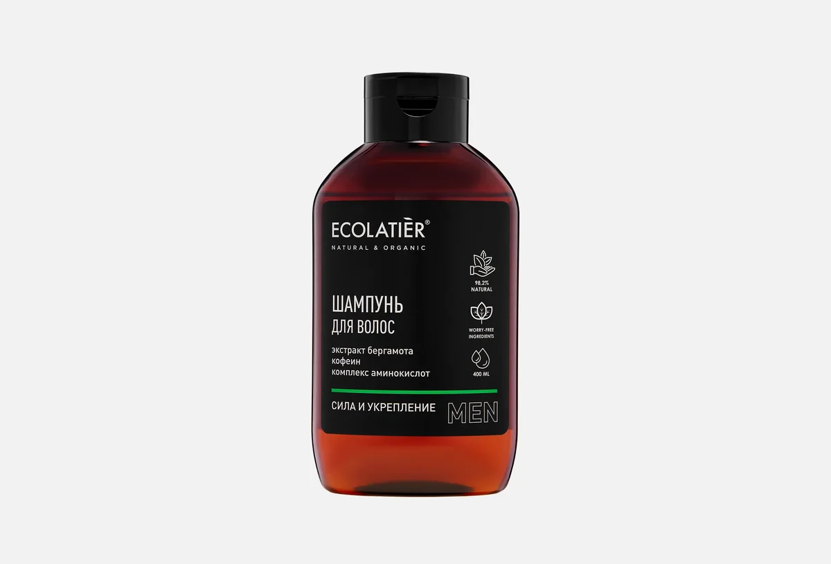 Шампунь для волос Ecolatier Men Сила и укрепление 400 мл