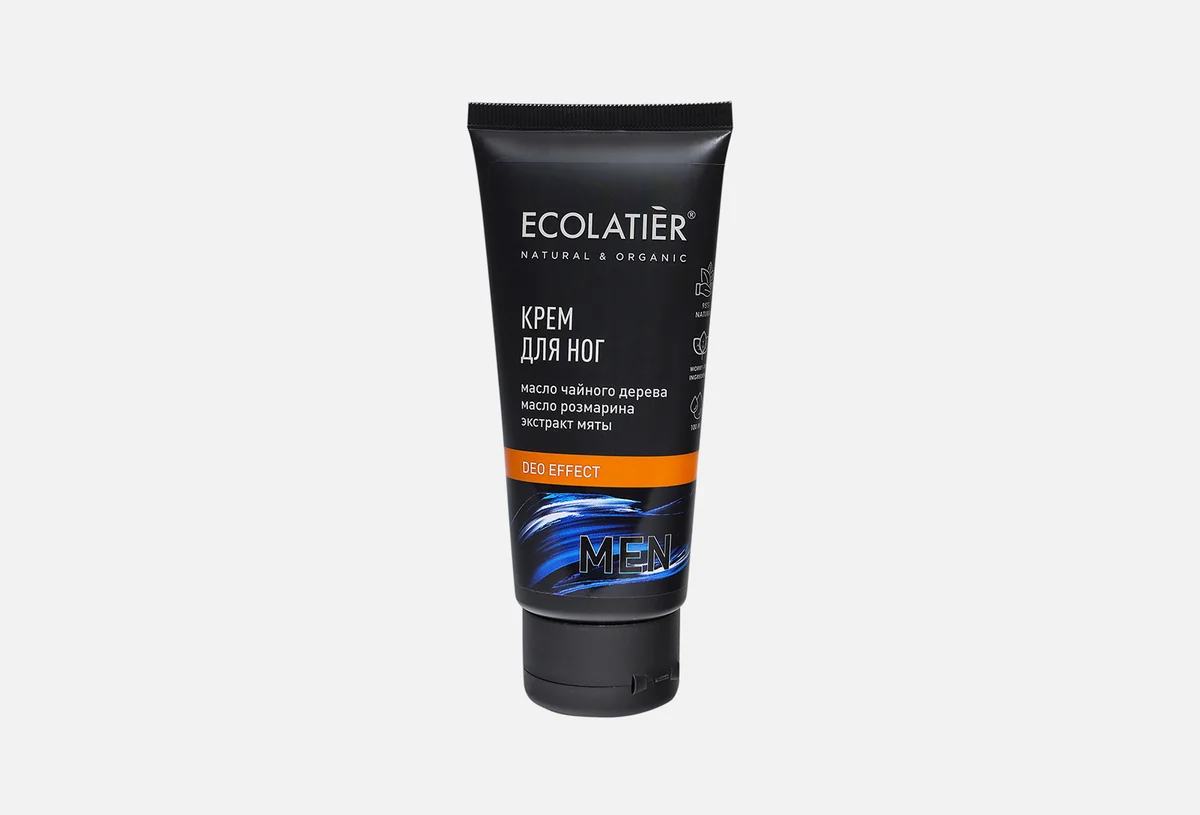 Крем для ног мужской Ecolatier Deo Effect 100 мл