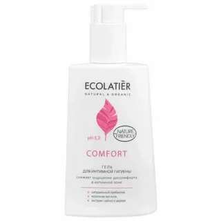 Гель для интимной гигиены Ecolatier Comfort с молочной кислотой и пробиотиком 250 мл