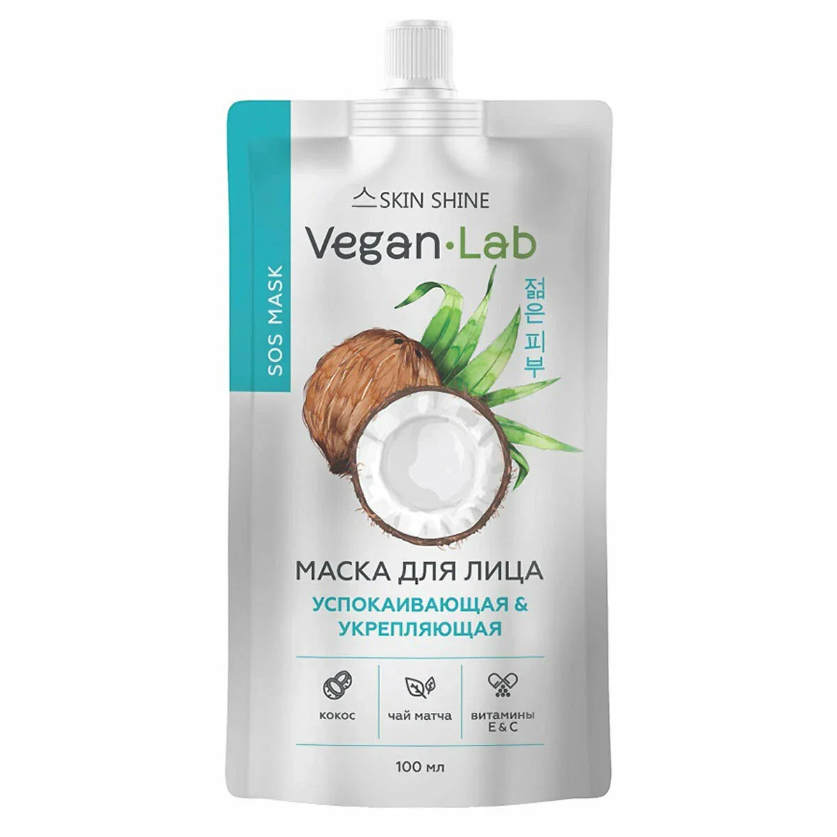 Маска для лица Skin Shine успокаивающая и укрепляющая 100мл