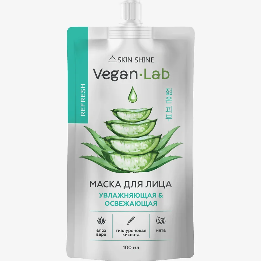 Маска для лица Skin Shine увлажняющая и освежающая 100мл
