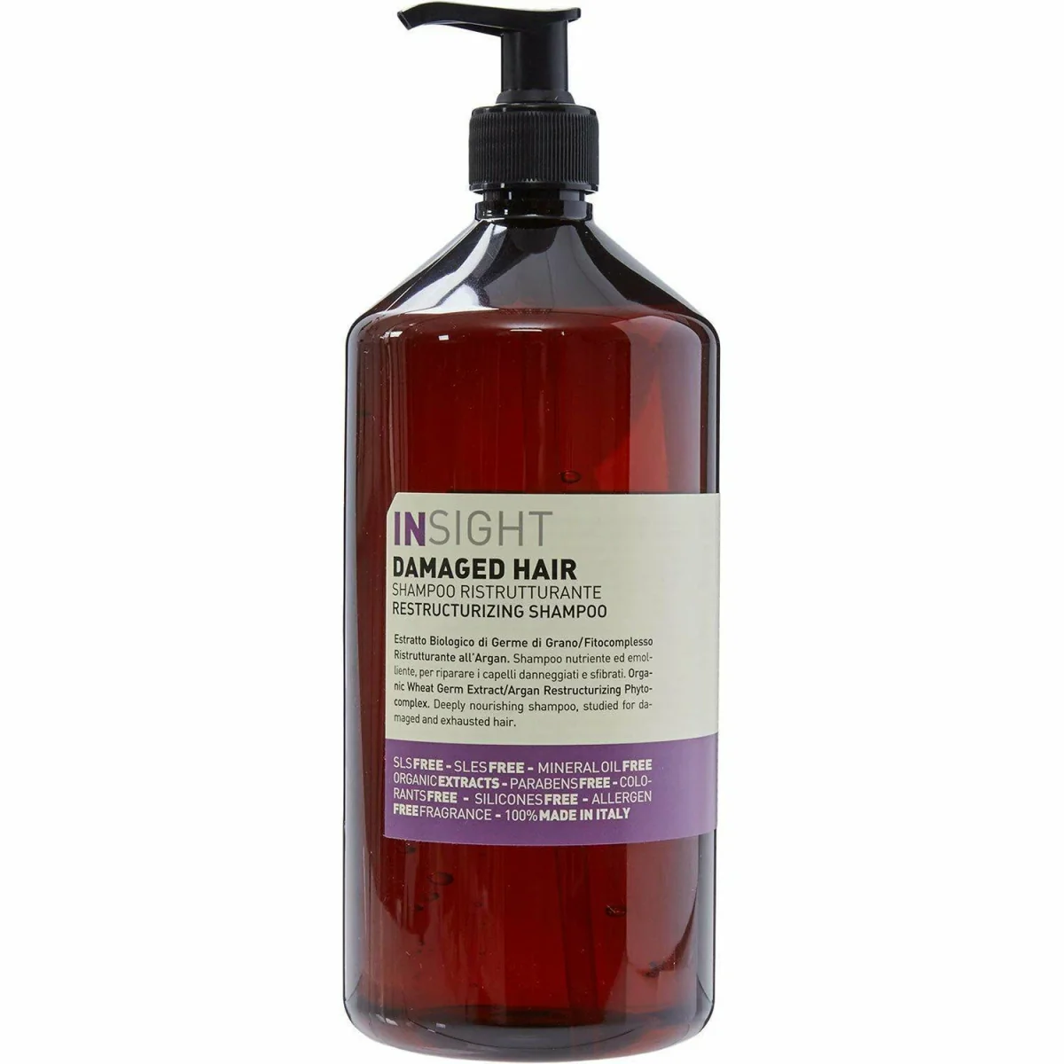 Шампунь INSIGHT Damaged  Hair Restructurizing 900 мл