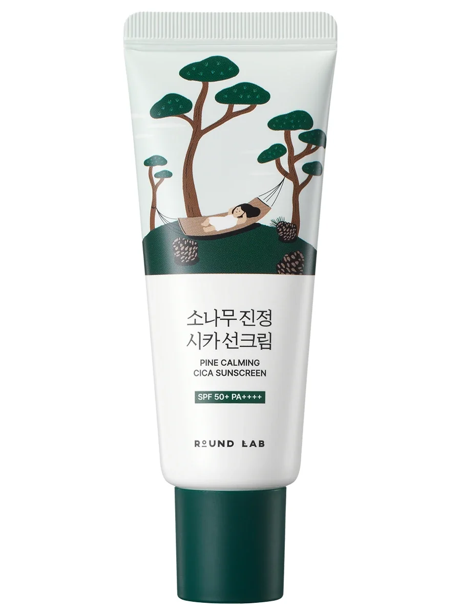 СПФ крем Round Lab SPF50 Pine Calming Cica Sunscreen 40 мл